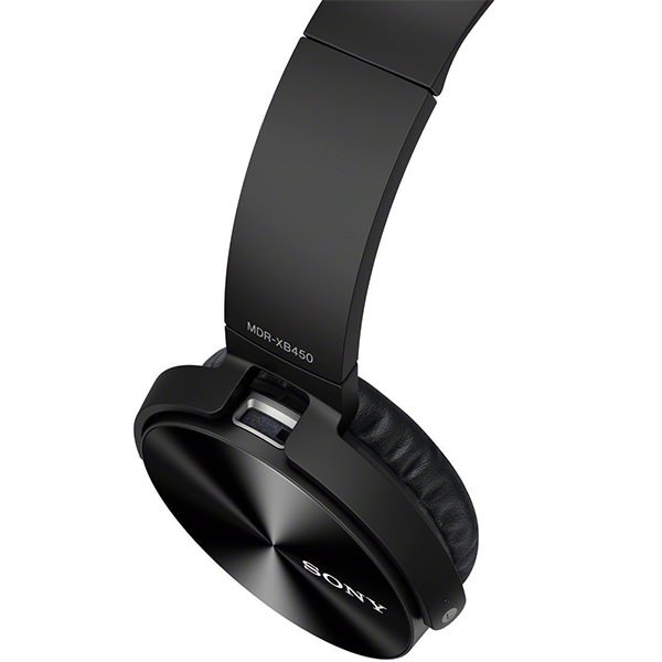 Sony MDR-XB450AP On-Ear Headphone with Mic - Black Sony MDR-XB450AP On-Ear Headphone with Mic - Black
