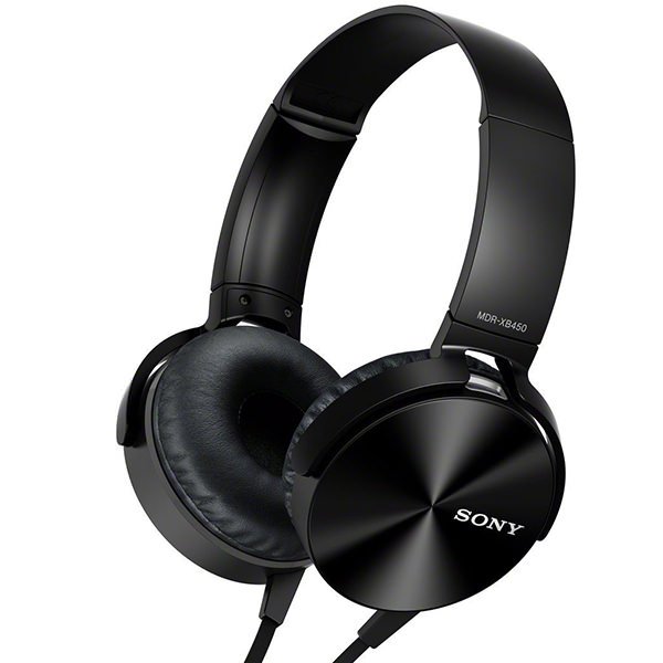 Sony MDR-XB450AP On-Ear Headphone with Mic - Black Sony MDR-XB450AP On-Ear Headphone with Mic - Black