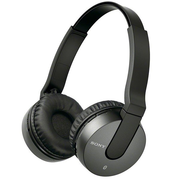 Sony MDR-ZX550BN Wireless Bluetooth Noise-Cancelling On-Ear Headphone with Mic - Black Sony MDR-ZX550BN Wireless Bluetooth Noise-Cancelling On-Ear Headphone with Mic - Black