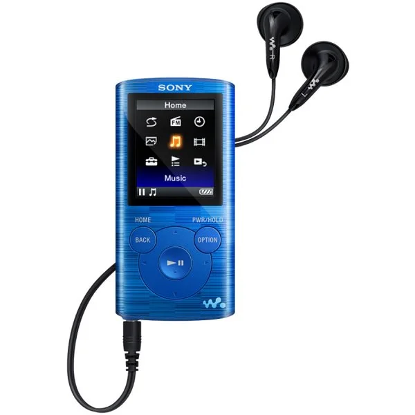 Sony NWZ-E384 Walkman Digital Audio Player - Blue