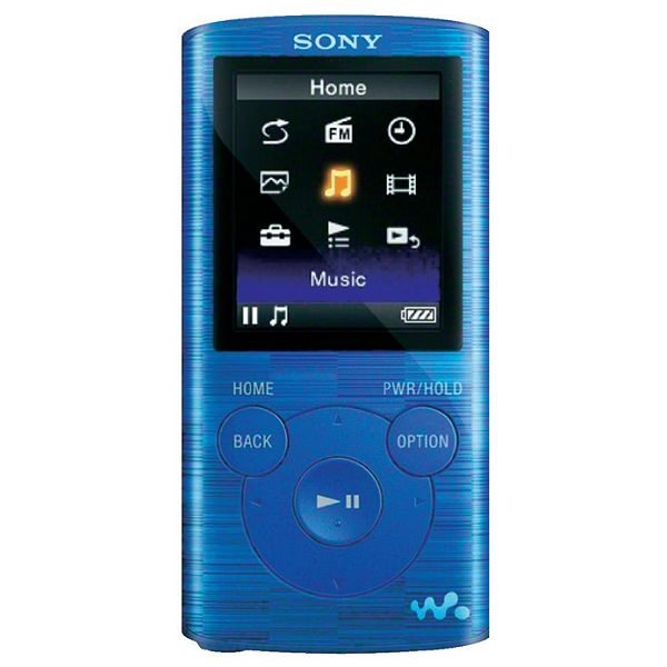 Sony NWZ-E384 Walkman Digital Audio Player - Blue Sony NWZ-E384 Walkman Digital Audio Player - Blue