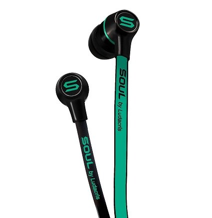 Soul by Ludacris SL49 In-Ear Earphone with Mic - Green Soul by Ludacris SL49 In-Ear Earphone with Mic - Green