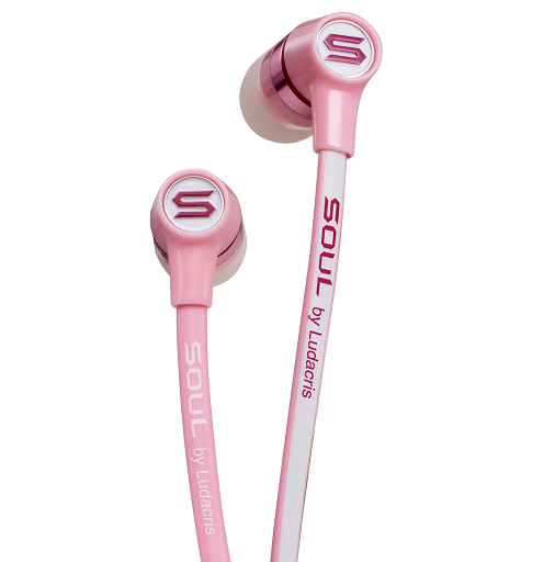 Soul by Ludacris SL49 In-Ear Earphone with Mic - Pink Soul by Ludacris SL49 In-Ear Earphone with Mic - Pink
