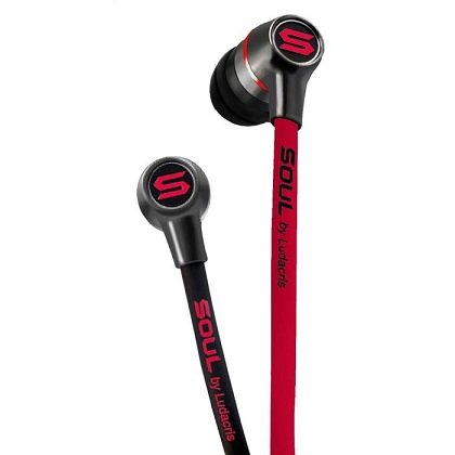 Soul by Ludacris SL49 In-Ear Earphone with Mic - Red