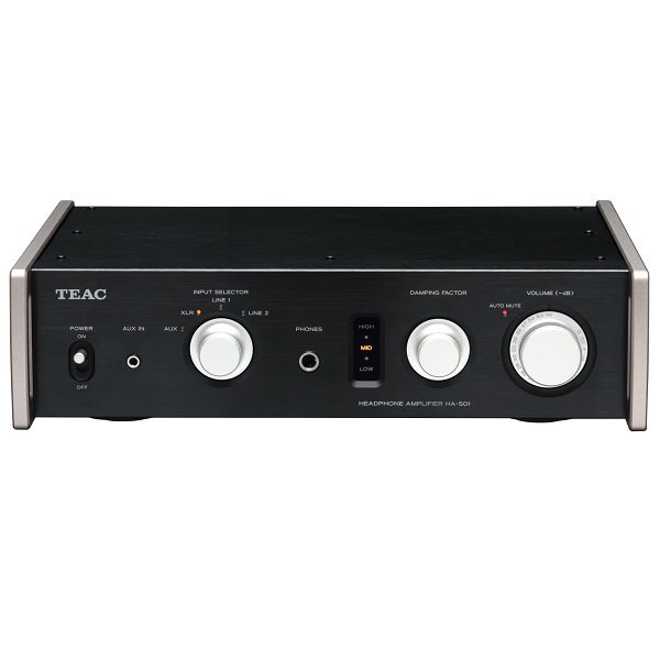 TEAC HA-501 Desktop Headphone Amplifier - Black TEAC HA-501 Desktop Headphone Amplifier - Black