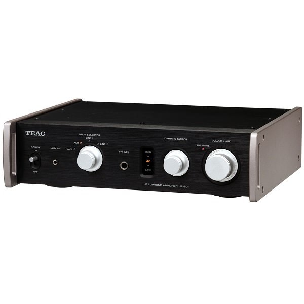 TEAC HA-501 Desktop Headphone Amplifier - Black TEAC HA-501 Desktop Headphone Amplifier - Black