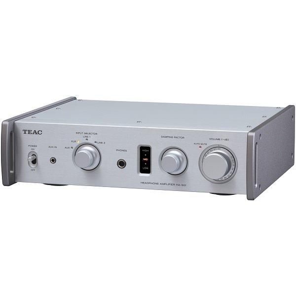 TEAC HA-501 Desktop Headphone Amplifier - Silver TEAC HA-501 Desktop Headphone Amplifier - Silver