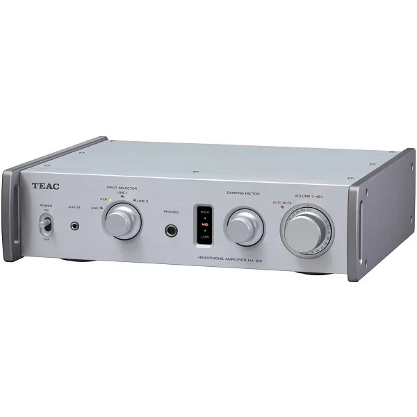 TEAC HA-501 Desktop Headphone Amplifier - Silver