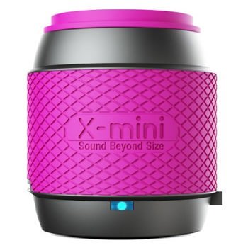 X-mini ME Capsule Portable Speaker - Gunmetal Pink X-mini ME Capsule Portable Speaker - Gunmetal Pink