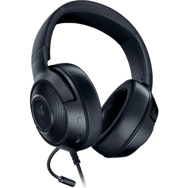 Razer Kraken X 3.5mm Multi-Platform Over-Ear Gaming Headset with Mic - Classic Black
