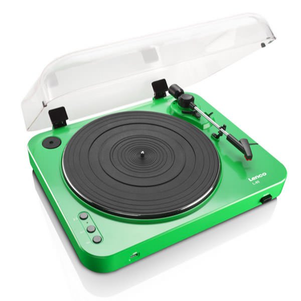 Lenco L-85 Digital Belt-Drive Turntable - Green