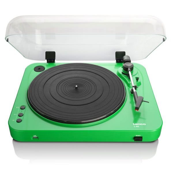 Lenco L-85 Digital Belt-Drive Turntable - Green