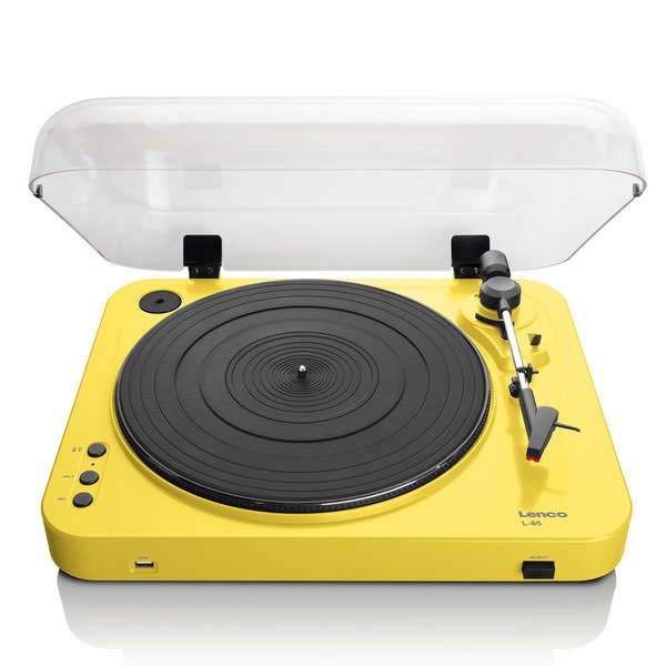 Lenco L-85 Digital Belt-Drive Turntable - Yellow