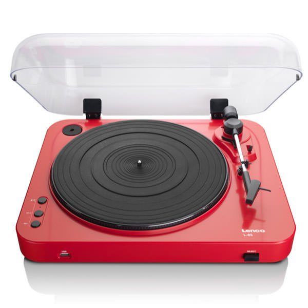 Lenco L-85 Digital Belt-Drive Turntable - Red
