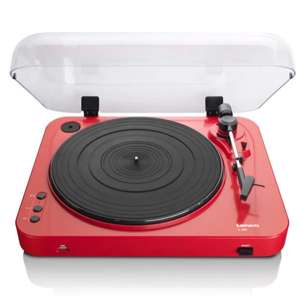 Lenco L-85 Digital Belt-Drive Turntable - Red