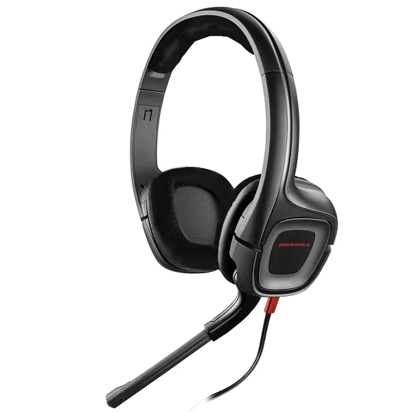 Plantronics GameCom 308 On-Ear Gaming Headphones With Mic
