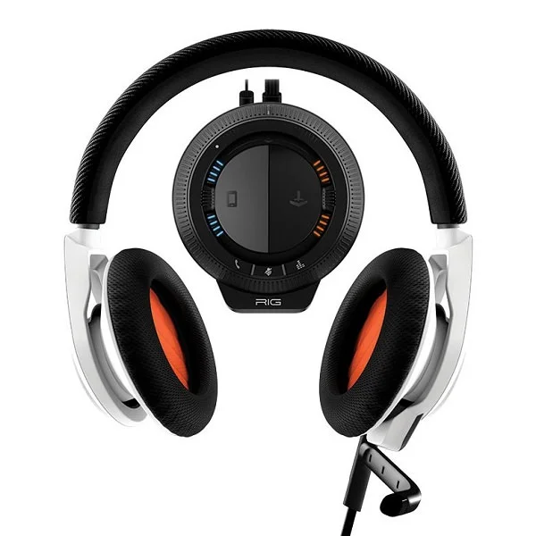 Plantronics RIG Gaming VOIP Over-the-Ear Headset with Mic - White