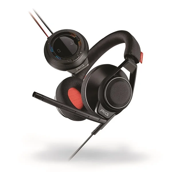 Plantronics RIG Surround Gaming VOIP Over-the-Ear Headset with Mic - Black