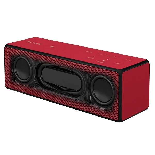 Sony SRS-X33 Portable Bluetooth Wireless Speaker - Red
