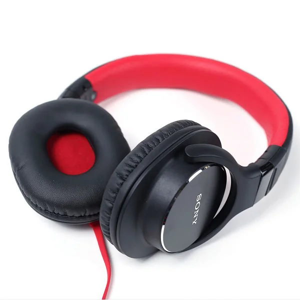 Sony MDR-ZX750AP Over-the-Ear Headphone with Mic - Red