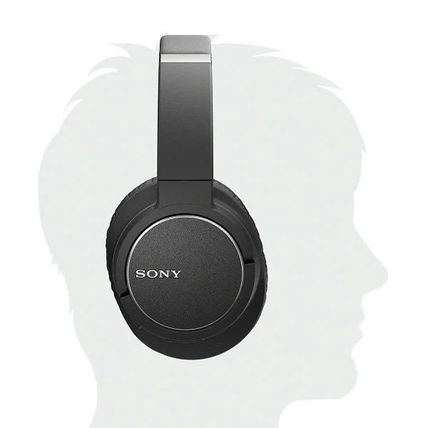 Sony MDR-ZX770BN Wireless Bluetooth Noise-Cancelling Over-the-Ear Headphone with Mic - Blue