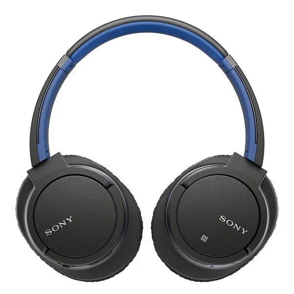 Sony MDR-ZX770BN Wireless Bluetooth Noise-Cancelling Over-the-Ear Headphone with Mic - Blue