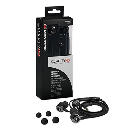 Monster ClarityHD In-Ear Earphone with Mic - Black