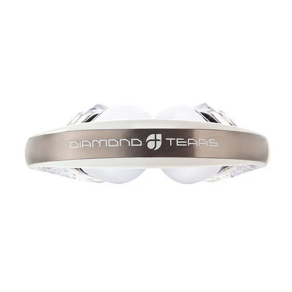 Monster Diamond Tears Edge On-Ear Headphone with Mic - Crystal White