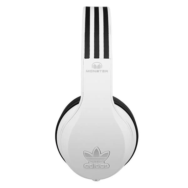 Adidas Original by Monster Over-the-Ear Headphone with Mic - White