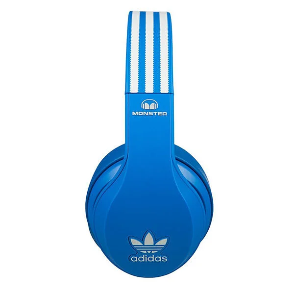 Adidas Original by Monster Over-the-Ear Headphone with Mic - Blue