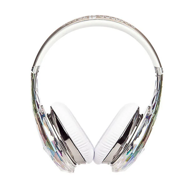 Monster Diamond Tears Edge On-Ear Headphone with Mic - Crystal White