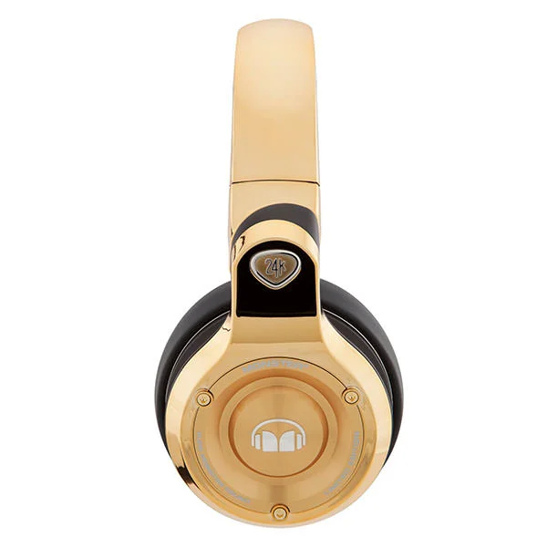 Monster 24K Over-Ear Headphone with Mic - Gold