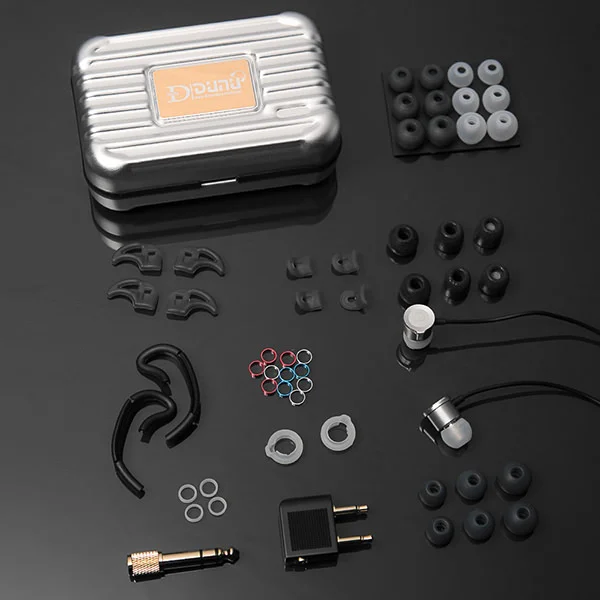 DUNU DN-2000J 3-Driver Hybrid In-Ear Earphone - Silver