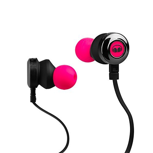 Monster ClarityHD In-Ear Earphone with Mic - Neon Pink