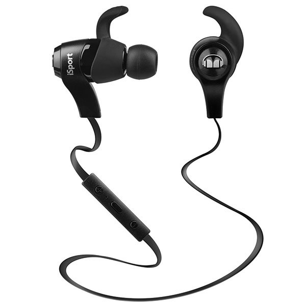Monster iSport Wireless Bluetooth In-Ear Earphone with Mic - Black Monster iSport Wireless Bluetooth In-Ear Earphone with Mic - Black
