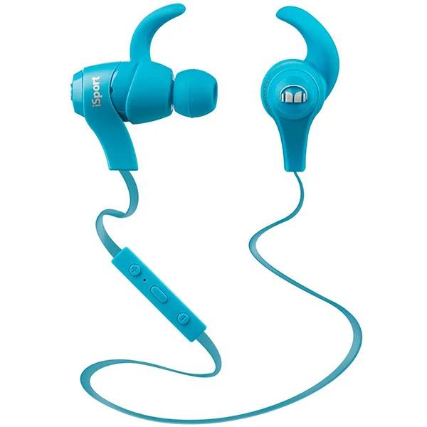 Monster iSport Wireless Bluetooth In-Ear Earphone with Mic - Blue