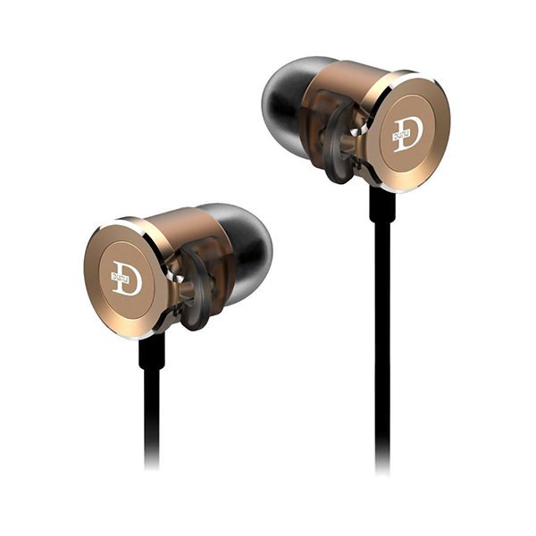 DUNU DN-2000 3-Driver Hybrid In-Ear Earphone - Gold DUNU DN-2000 3-Driver Hybrid In-Ear Earphone - Gold