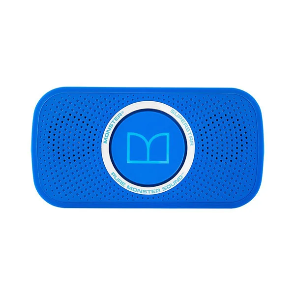 Monster SuperStar Wireless Bluetooth Portable Speaker - Neon Blue