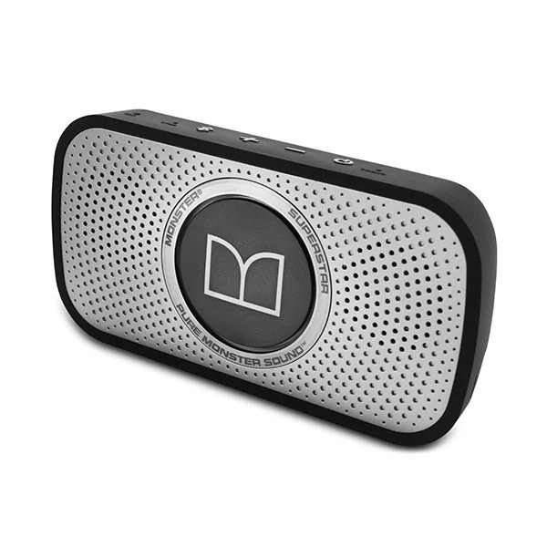 Monster SuperStar Wireless Bluetooth Portable Speaker - Gray