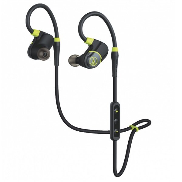 Audio-Technica ATH-SPORT4 Wireless Bluetooth In-Ear Earphone with Mic - Black Audio-Technica ATH-SPORT4 Wireless Bluetooth In-Ear Earphone with Mic - Black