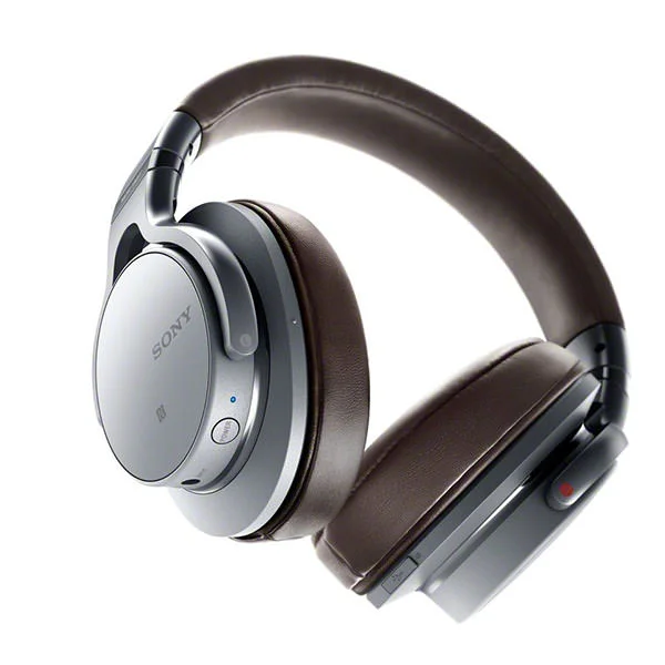 Sony MDR-1ABT Wireless Bluetooth Over-the-Ear Headphone with Mic - Silver