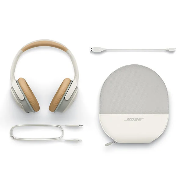 Bose SoundLink Around Ear II Wireless Bluetooth Over-Ear Headphone with Mic - White