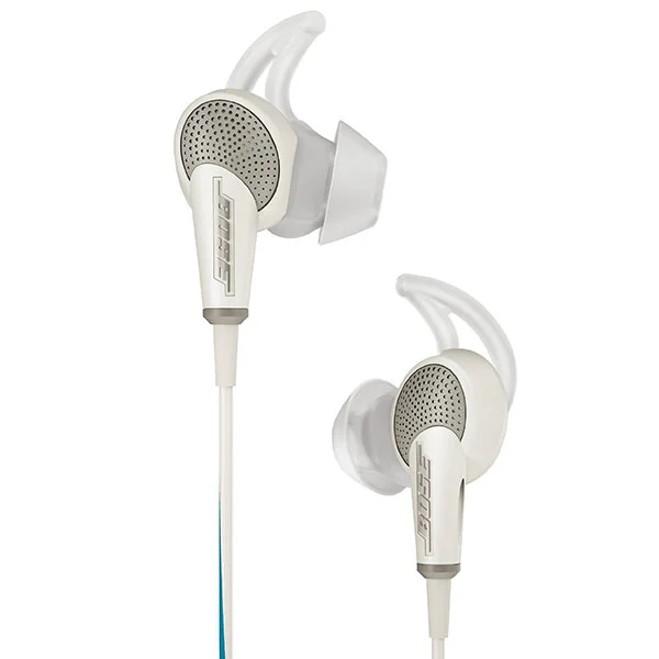 Bose QuietComfort 20 Noise-Cancelling In-Ear Earphone with Mic (for iPhone/iPod) - White