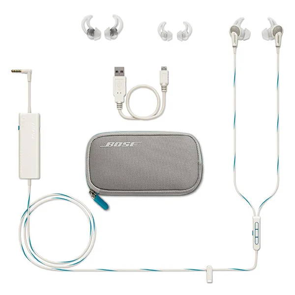 Bose QuietComfort 20 Noise-Cancelling In-Ear Earphone with Mic (for iPhone/iPod) - White