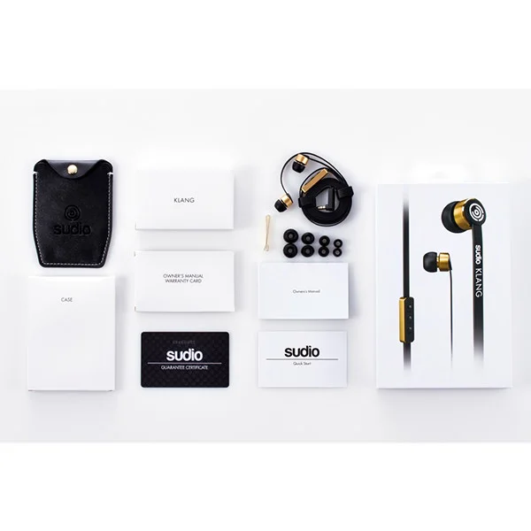 Sudio Klang In-Ear Earphone with Mic - Black