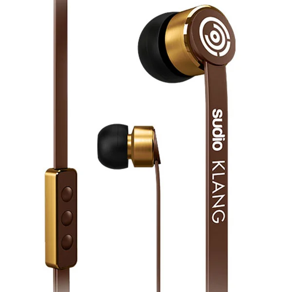Sudio Klang In-Ear Earphone with Mic - Brown