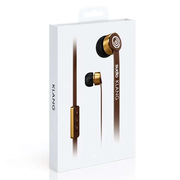 Sudio Klang In-Ear Earphone with Mic - Brown