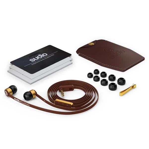 Sudio Klang In-Ear Earphone with Mic - Brown