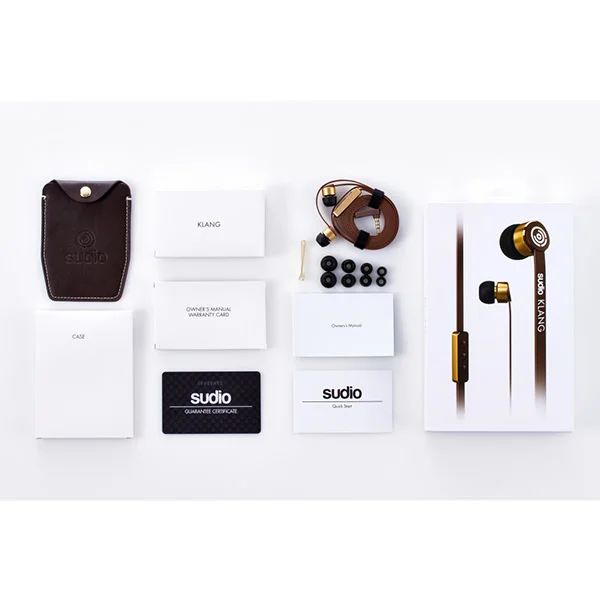 Sudio Klang In-Ear Earphone with Mic - Brown