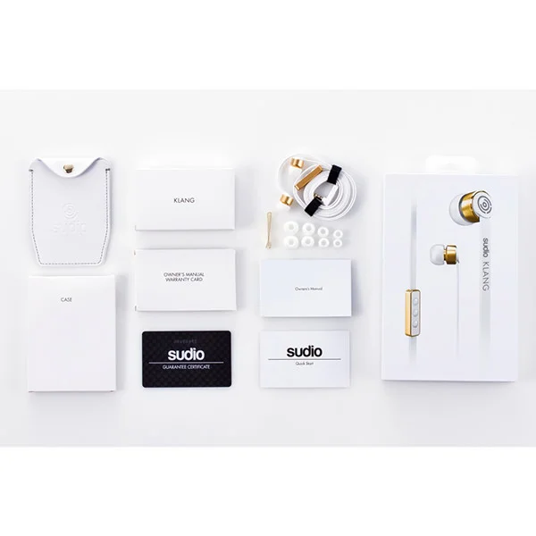 Sudio Klang In-Ear Earphone with Mic - White